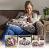 Almohada Lactar - Dinosaurios Gris