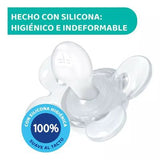 Bobo Comfort de Silicona Blanco/Azul 0-6m