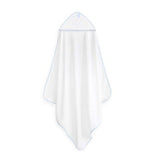 Set de Toalla con Capucha y Babero Elefante Blanco/Azul