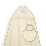 Set de Toalla con Capucha y Babero Osito Amarillo
