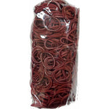 Set 600 unidades Gomitas Para Rainbow Loom - Burgandy