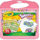 Lapices de Colorear Twistables 65pcs en Maletica
