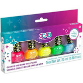 3c4g - Set Esmaltes Uñas Brilla Oscuridad