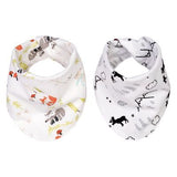 Set 2 Baberos Bandana Reversible - Buff