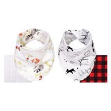 Set 2 Baberos Bandana Reversible - Buff