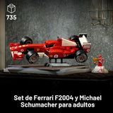 LEGO® Icons - Ferrari F2004 & Michael Schumacher