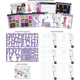 Portafolio de Bocetos de Diseño de Moda Glam