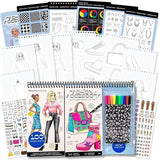 Set de Bocetos para Diseño de Moda y Accesorios con Marcador