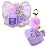 Llavero Perfumado Aroma Mist con Pom Pom Lila