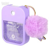Llavero Perfumado Aroma Mist con Pom Pom Lila