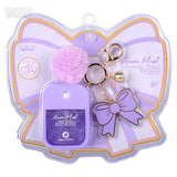 Llavero Perfumado Aroma Mist con Pom Pom Lila