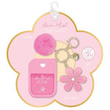 Llavero Perfumado Aroma Mist con Pom Pom Rosa