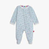 Pijama Magnetic Footie Oveja Azul