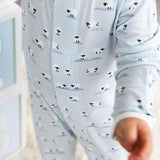 Pijama Magnetic Footie Oveja Azul