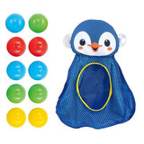 Organizador Baño 2 En 1 Pingüino 11pc