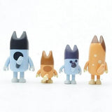 Set de Figuras Bluey y Familia – 4 Piezas