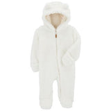 Enterizo con Capucha Blanco