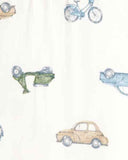 Set 2 Pantalón Carros Azul