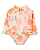 Traje de Baño Manga Larga Orange Slice