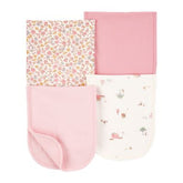 Set de Paños de Hombro 4pc Rosa