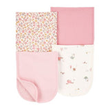 Set de Paños de Hombro 4pc Rosa