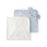 TOALLA PERRO AZUL 2PK OSZ