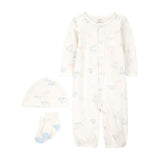 Set de Pijama Perritos Crema