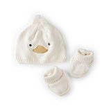 Set de Gorro y Media Pollito Crema