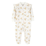 Pijama Flores Crema