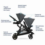 Coche Doble Ready2Grow 2.0