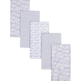 Mantas de Franela 5pc Gris