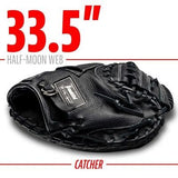 Guante Catcher 33.5pul Blk/Chrm Ctz Cm r