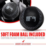 Guante Y Pelota 9.5pu Negro/Plata Pvc