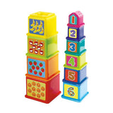 Bloques Apilables Set 10pcs Frutas y Números