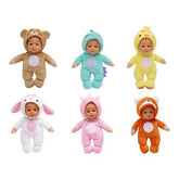 Muñeca con Ropita Animales 7 pulgadas Surtido