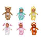 Muñeca con Ropita Animales 7 pulgadas Surtido