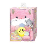 Diario Fuzzy con Llaves Flor Groovy