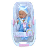 Muneca 16pulg C/Cargador Bebe Y Biberon