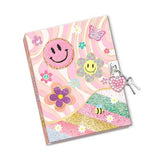Diario con Llaves Groovy Flower