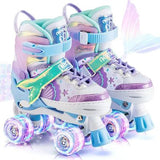 Patines con 4 Ruedas con Luz 35-38
