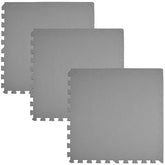 Alfombra de Foam 4 Pcs - Gris Oscuro