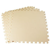 Alfombra de Foam 4 Pcs - Crema Oscuro