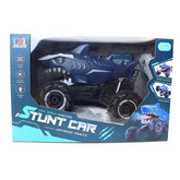Carro RC - Stunt Off Road Spray Tiburón Azul