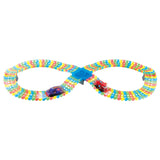 Pista Iluminada Carritos Flexible 130 piezas