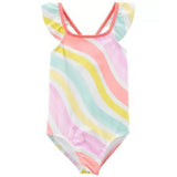 Trajebaño Ninas Multirayas 1pc 4t