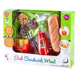 Comida Sandwich Sub 23 Pcs