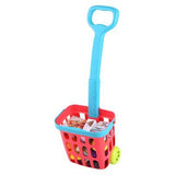 Canasta de Compras Rodante 17 Piezas