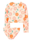 Set Traje de Baño Manga Larga Orange Slice