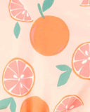 Set Traje de Baño Manga Larga Orange Slice