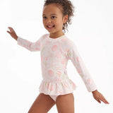 Traje de Baño Niña Blanco Talla Única